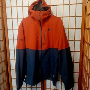 Outdoor Research Men's Performance Jacket - Orange and Grey